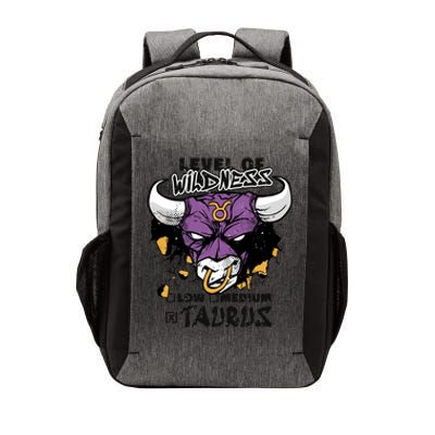 Taurus Bull Level Of Wildness Vector Backpack