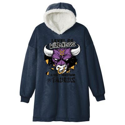 Taurus Bull Level Of Wildness Hooded Wearable Blanket