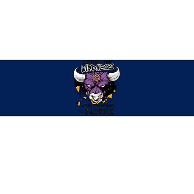 Taurus Bull Level Of Wildness Bumper Sticker