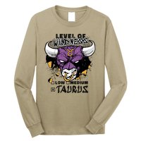 Taurus Bull Level Of Wildness Long Sleeve Shirt