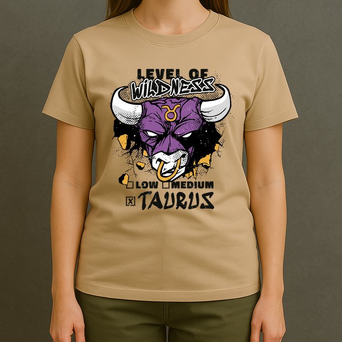 Taurus Bull Level Of Wildness T-Shirt