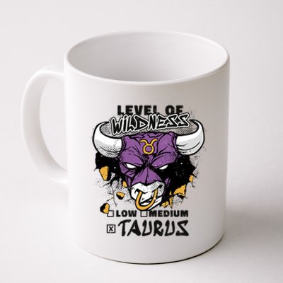 Taurus Bull Level Of Wildness Coffee Mug