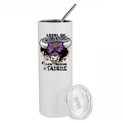 Taurus Bull Level Of Wildness Stainless Steel Tumbler