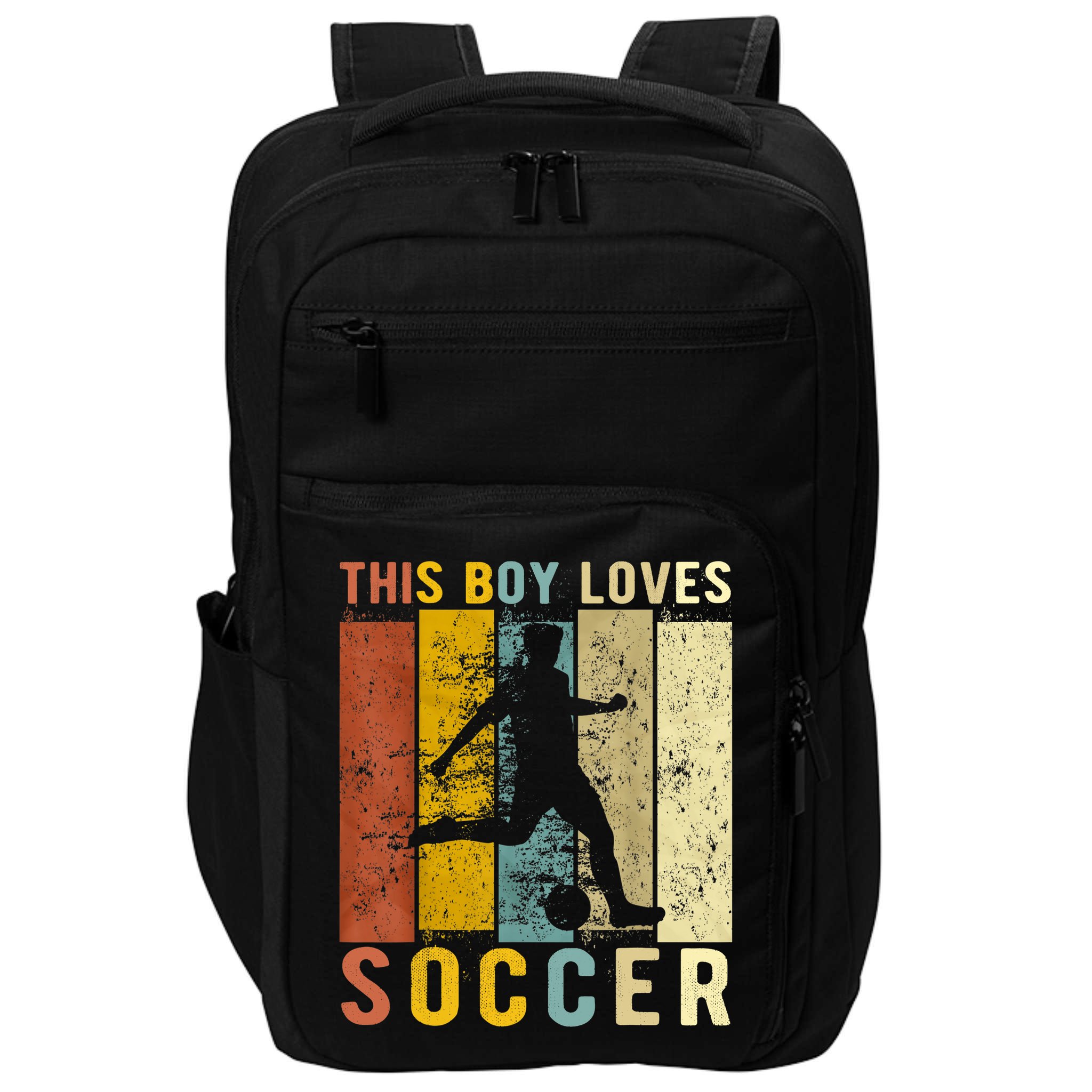 This Boy Loves Soccer Boy Soccer Impact Tech Backpack