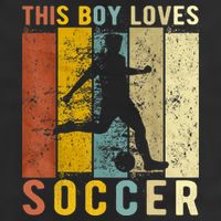 This Boy Loves Soccer Boy Soccer Adult Drive Performance Visor