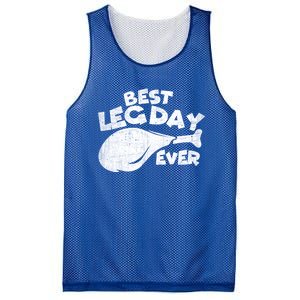 Thanksgiving Best Leg Day Ever Thanksgiving Family Gift Cool Gift Mesh Reversible Basketball Jersey Tank