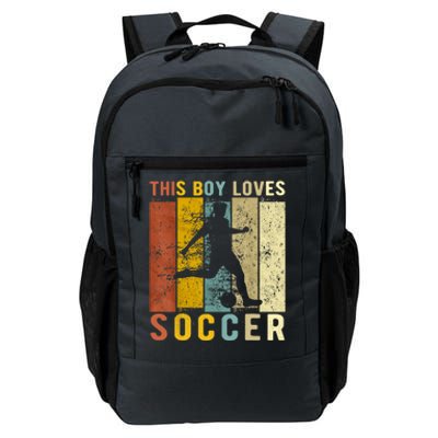 This Boy Loves Soccer Boy Soccer Daily Commute Backpack