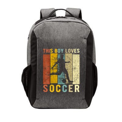 This Boy Loves Soccer Boy Soccer Vector Backpack