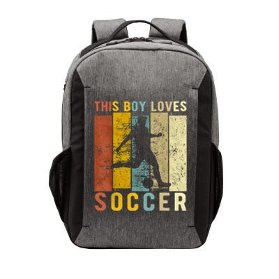 This Boy Loves Soccer Boy Soccer Vector Backpack