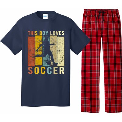 This Boy Loves Soccer Boy Soccer Pajama Set