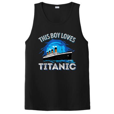 This Boy Loves Rms Titanic Just A Boy Who Loves Titanic PosiCharge Competitor Tank