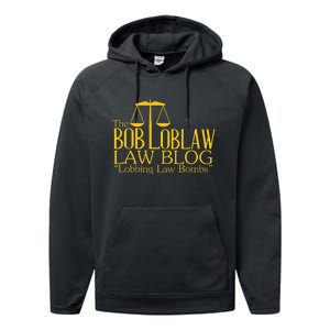 The Bob Loblaw Law Blog Lobbing Law Bombs Performance Fleece Hoodie