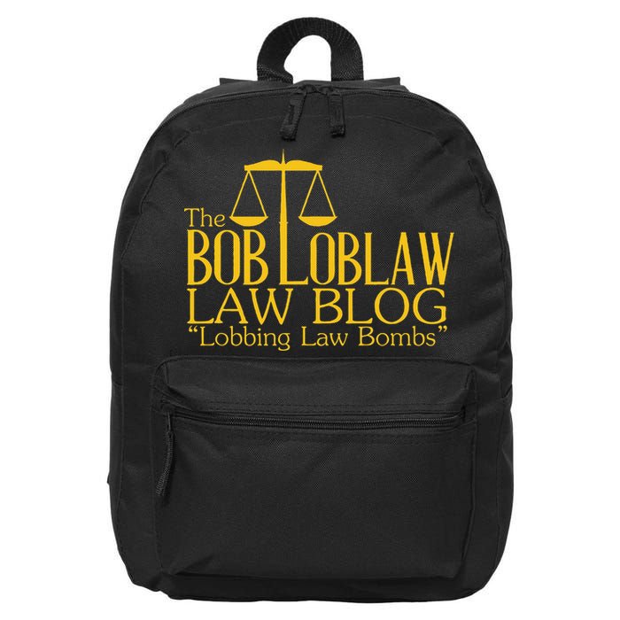 The Bob Loblaw Law Blog Lobbing Law Bombs 16 in Basic Backpack