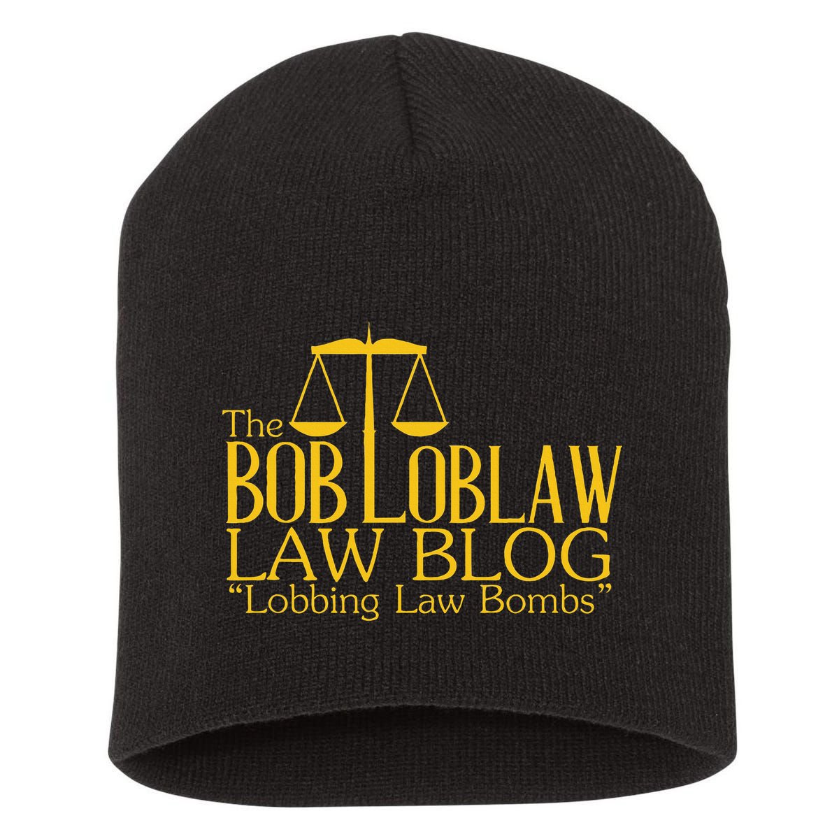 The Bob Loblaw Law Blog Lobbing Law Bombs Short Acrylic Beanie