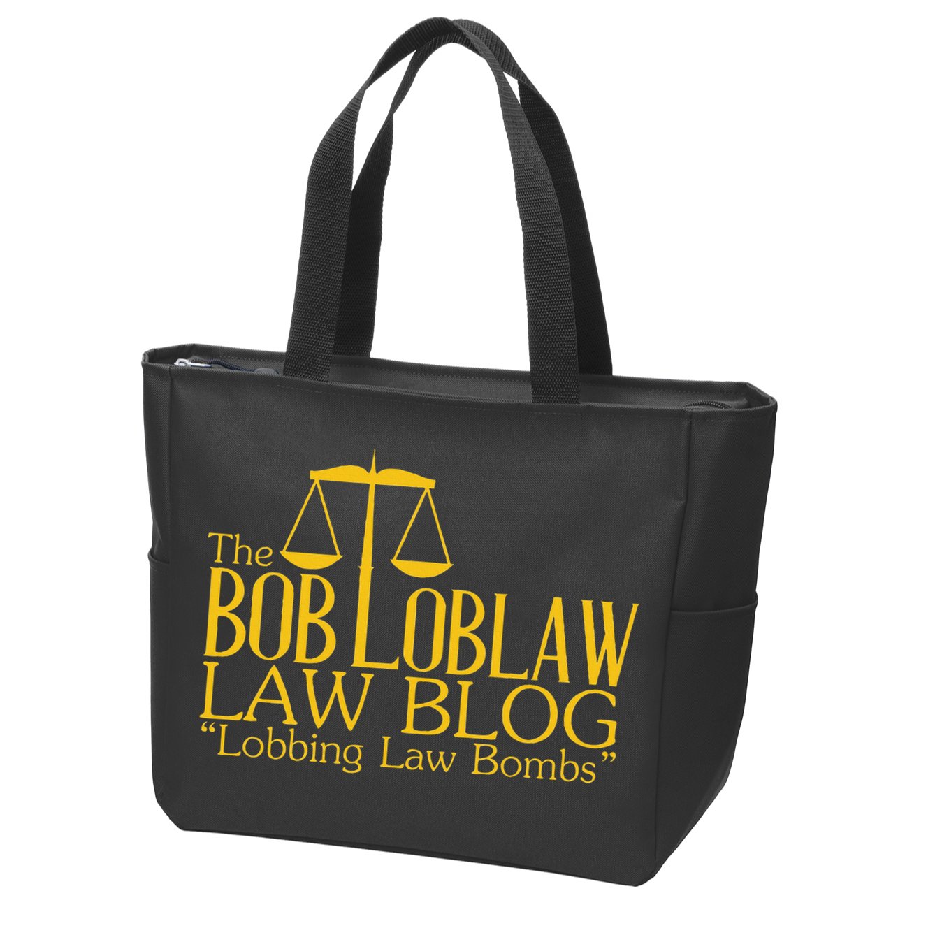 The Bob Loblaw Law Blog Lobbing Law Bombs Zip Tote Bag