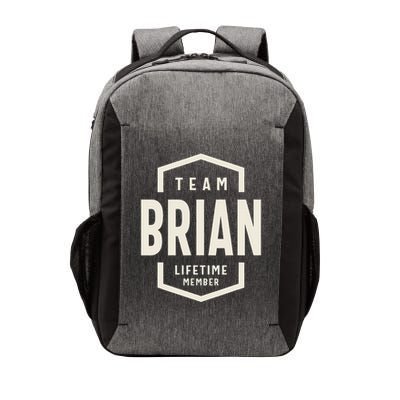 Team Brian Lifetime Member Brian Name Vector Backpack