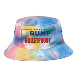 Trump Bulletproof Love And Support America Tie Dye Newport Bucket Hat