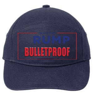 Trump Bulletproof Love And Support America 7-Panel Snapback Hat