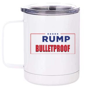 Trump Bulletproof Love And Support America 12 oz Stainless Steel Tumbler Cup