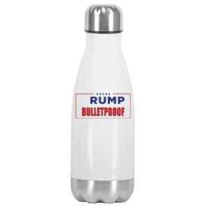 Trump Bulletproof Love And Support America Stainless Steel Insulated Water Bottle