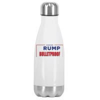 Trump Bulletproof Love And Support America Stainless Steel Insulated Water Bottle