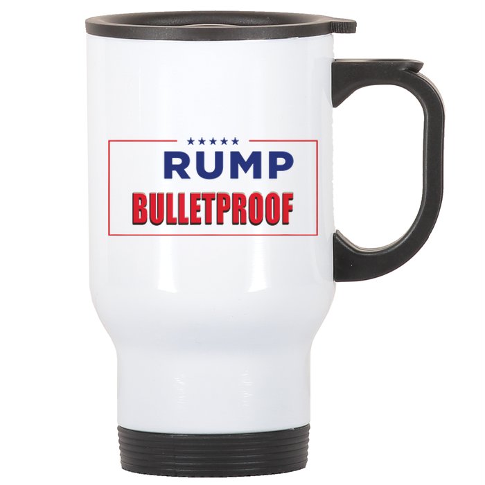 Trump Bulletproof Love And Support America Stainless Steel Travel Mug