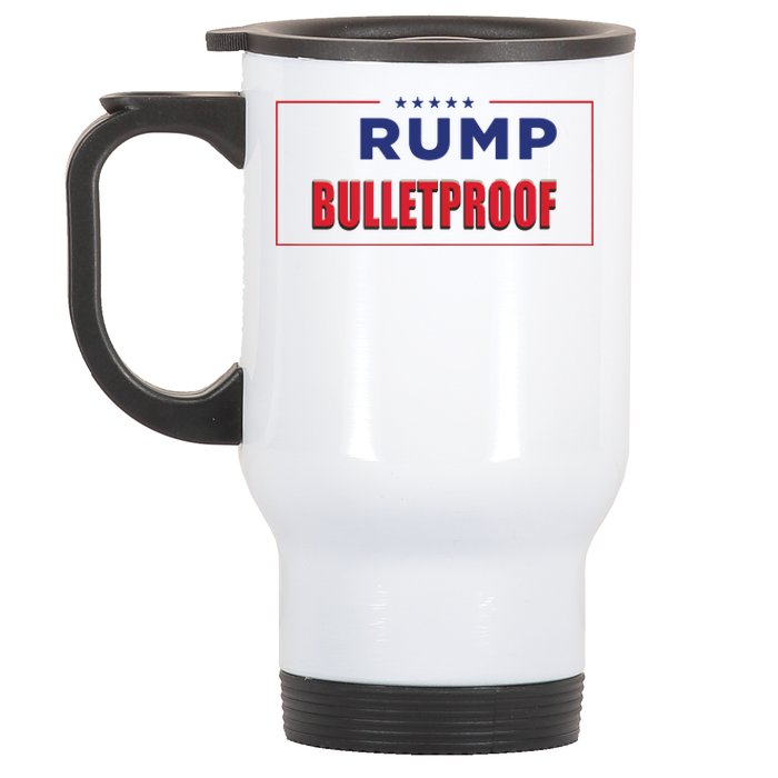 Trump Bulletproof Love And Support America Stainless Steel Travel Mug