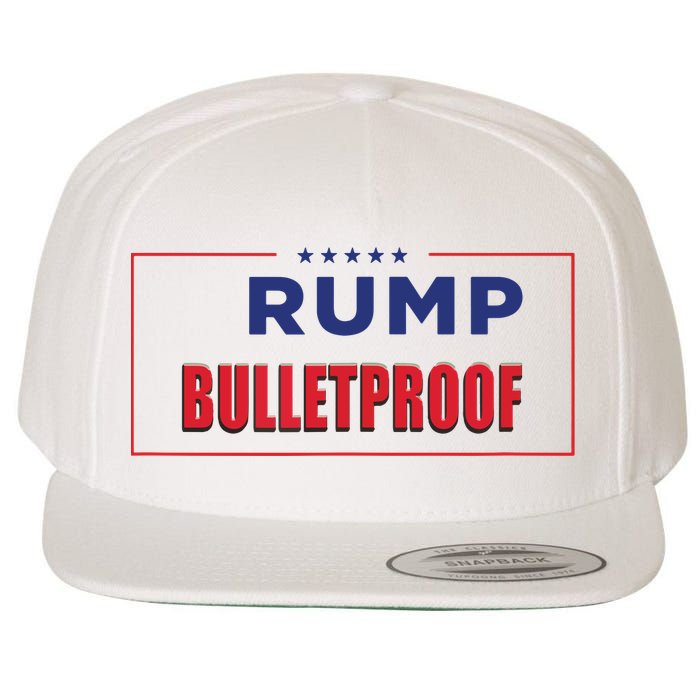 Trump Bulletproof Love And Support America Wool Snapback Cap