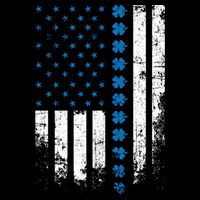 Thin Blue Line Flag St Patricks Day 2020 Police Officer Gift Toddler Fine Jersey T-Shirt