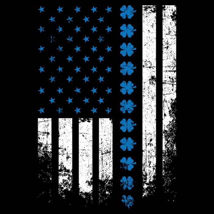 Thin Blue Line Flag St Patricks Day 2020 Police Officer Gift Toddler Fine Jersey T-Shirt