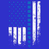 Thin Blue Line Flag St Patricks Day 2020 Police Officer Gift V-Neck T-Shirt