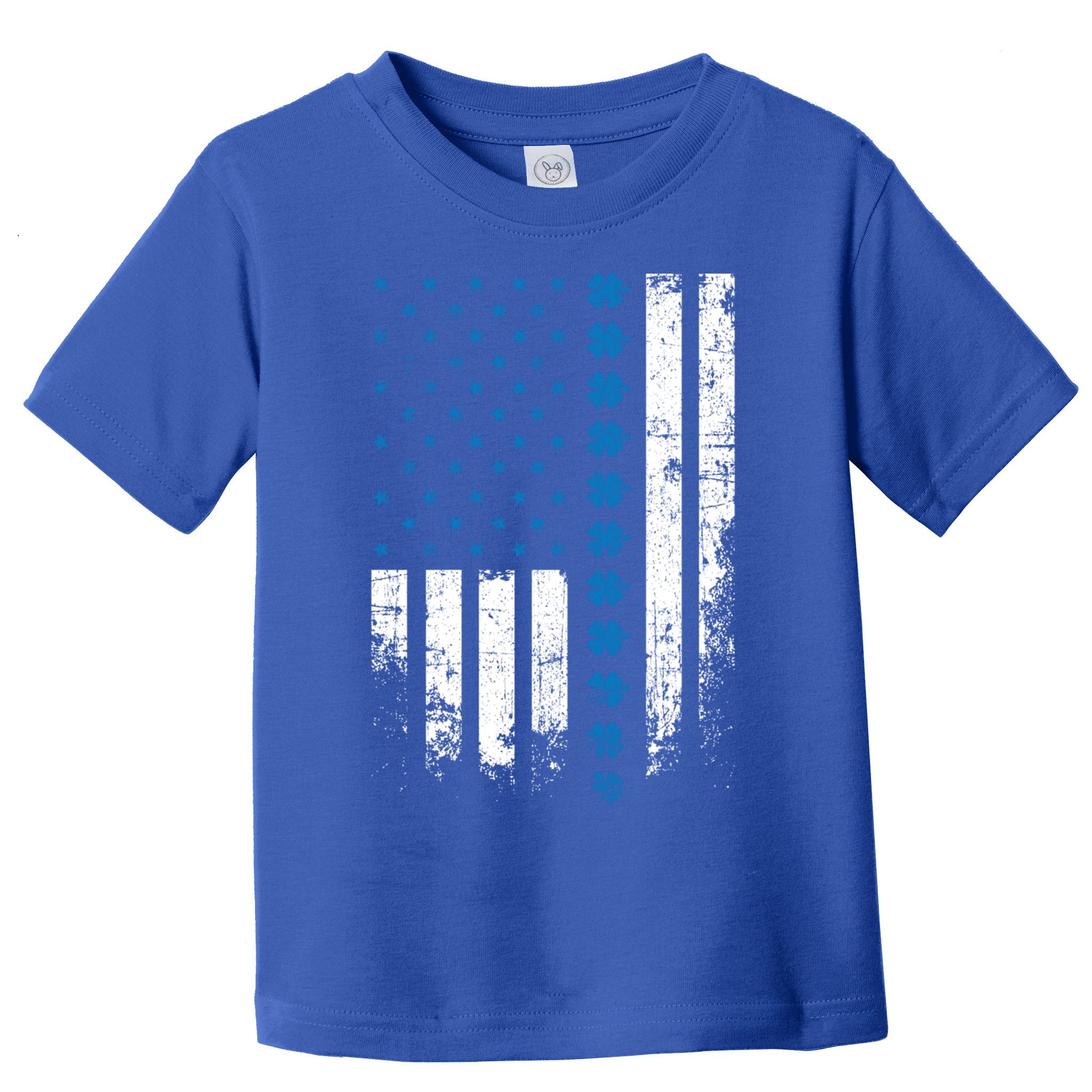Thin Blue Line Flag St Patricks Day 2020 Police Officer Gift Toddler T-Shirt