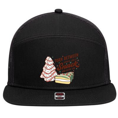 Torn between looking like a snack and eating one 7 Panel Mesh Trucker Snapback Hat
