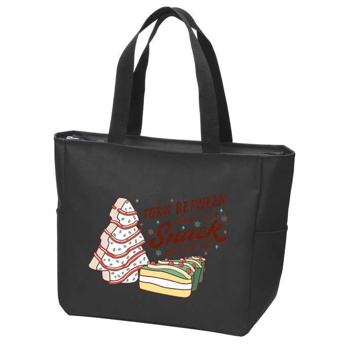 Torn between looking like a snack and eating one Zip Tote Bag