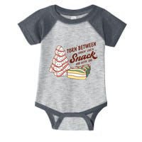 Torn between looking like a snack and eating one Infant Baby Jersey Bodysuit