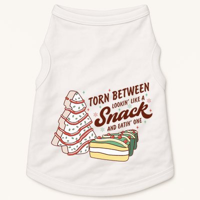 Torn between looking like a snack and eating one Doggie Tank