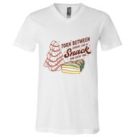 Torn between looking like a snack and eating one V-Neck T-Shirt