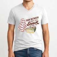 Torn between looking like a snack and eating one V-Neck T-Shirt