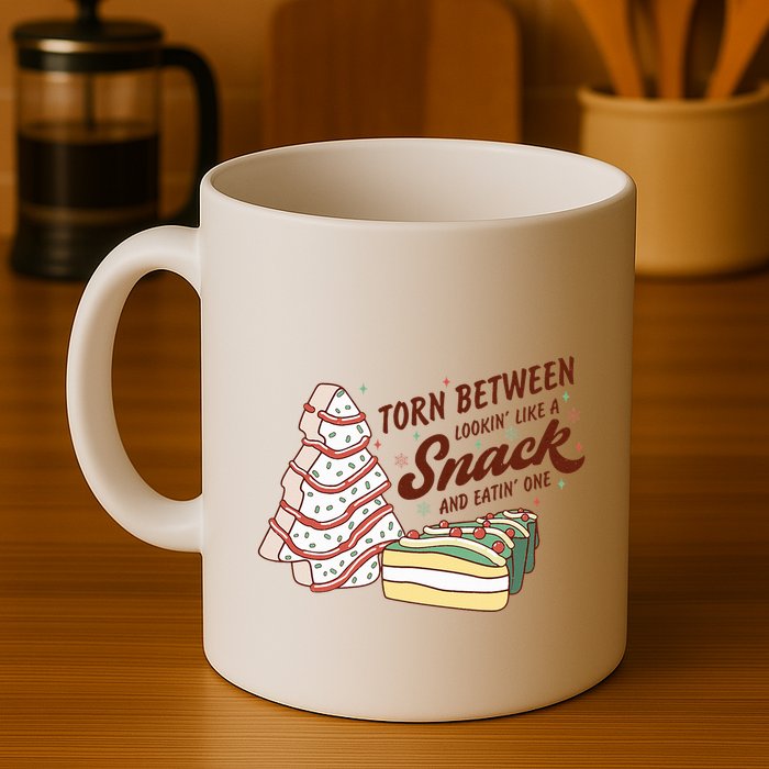 Torn between looking like a snack and eating one Mug
