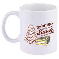 Torn between looking like a snack and eating one 11oz C Handle Ceramic Mug