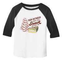 Torn between looking like a snack and eating one Toddler Fine Jersey T-Shirt