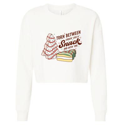 Torn between looking like a snack and eating one Cropped Pullover Crew