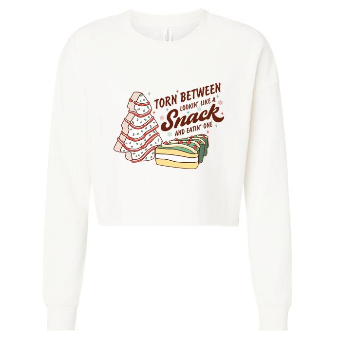 Torn between looking like a snack and eating one Cropped Pullover Crew