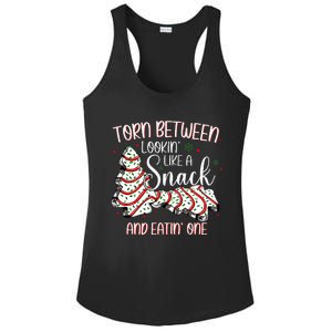 Torn Between Looking Like A Snack Or Eating One Christmas Ladies PosiCharge Competitor Racerback Tank