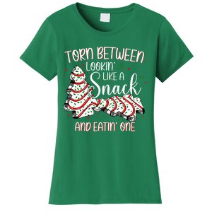 Torn Between Looking Like A Snack Or Eating One Christmas Women's T-Shirt