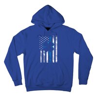 Thin Blue Line Le Cop Police Irish Us Flag St Patricks Day Gift Hoodie