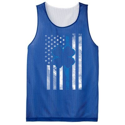 Thin Blue Line Le Cop Police Irish Us Flag St Patricks Day Gift Mesh Reversible Basketball Jersey Tank