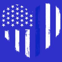 Thin Blue Line Heart Flag Police Officer Support Gift Womens Tank Top