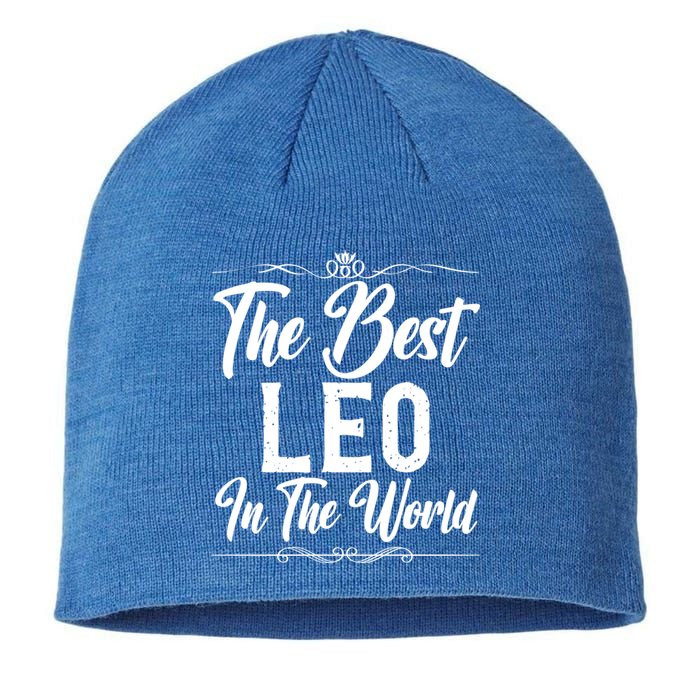 The Best Leo In The World Great Gift Sustainable Beanie