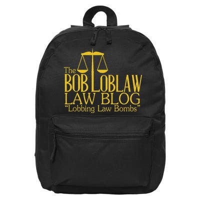The Bob Loblaw Law Blog Lobbing Law Bombs 16 in Basic Backpack